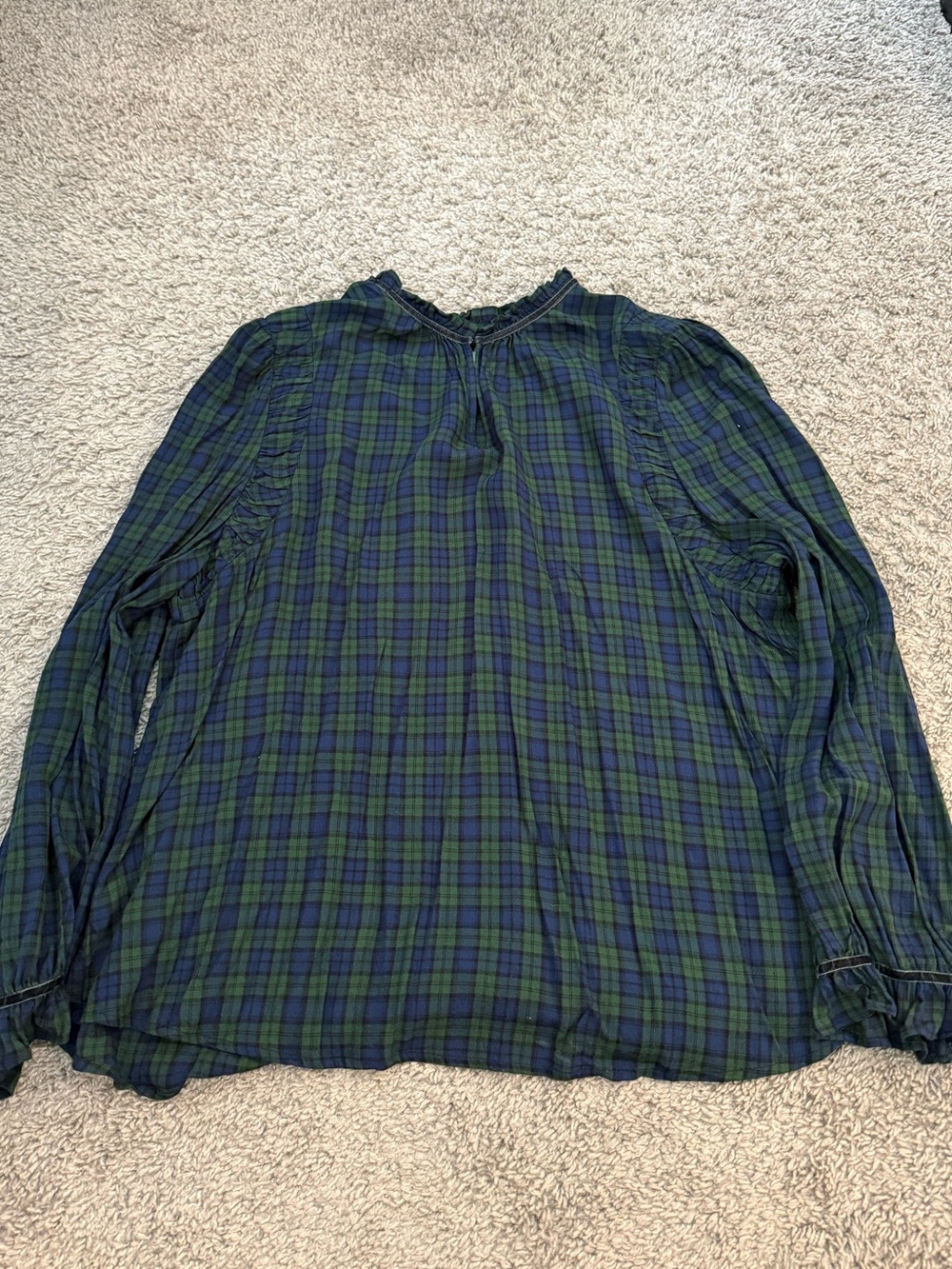 Loft Plaid Dress Shirt